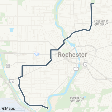 RCSD Special 19th Ward NW / Norton map