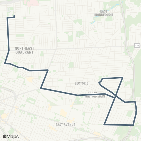 RCSD Special N Winton Village / Norton map