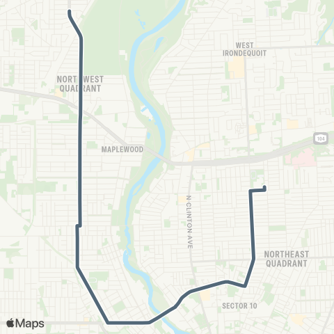 RCSD Special Maplewood-Dewey / Norton map