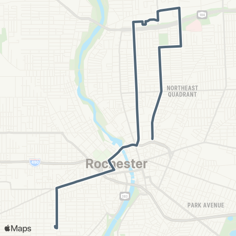 RCSD Special Joseph-Hudson / Genesee map