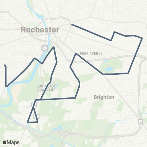 RCSD Special City SE / Genesee map