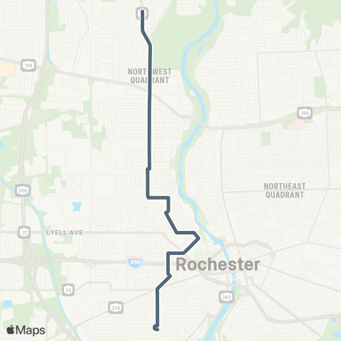 RCSD Special Maplewood-Dewey / Genesee map