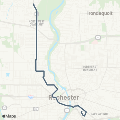 RCSD Special Maplwood-Dewey / Monroe map