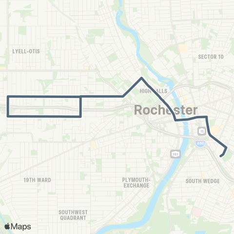 RCSD Special Dutchtown / Monroe map