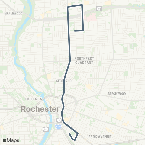 RCSD Special Hudson / Monroe map