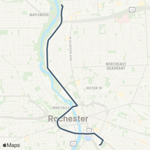 RCSD Special St Paul / Monroe map