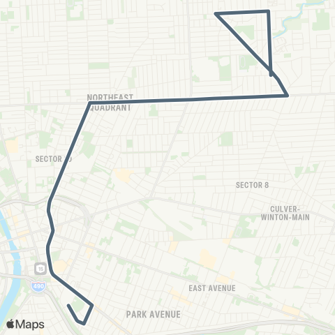 RCSD Special Northland-Lyceum / Monroe map