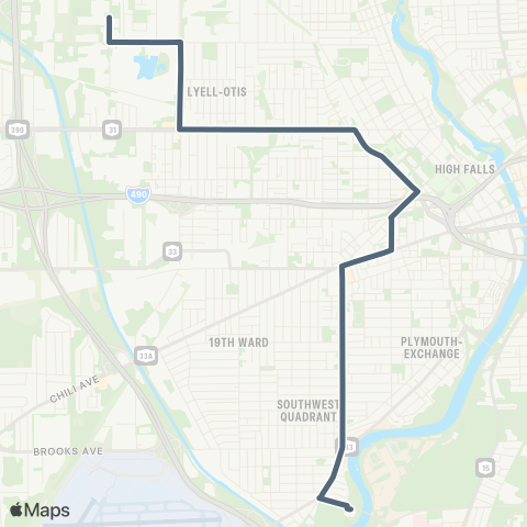 RCSD Special Genesee / Colfax map