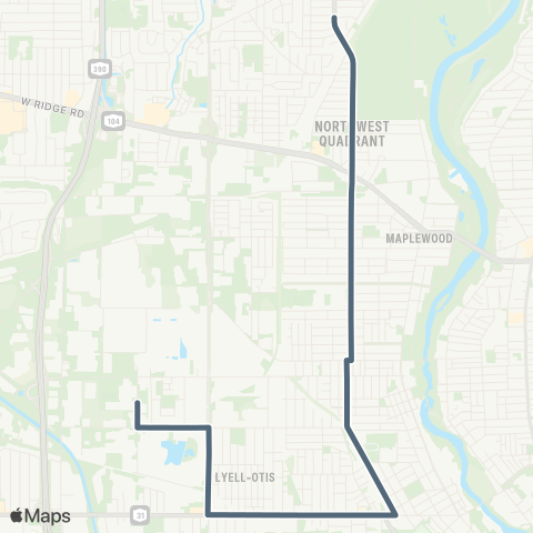 RCSD Special Maplewood-Dewey / Colfax map