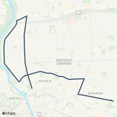 RCSD Special N Clinton-St Paul / E Main map