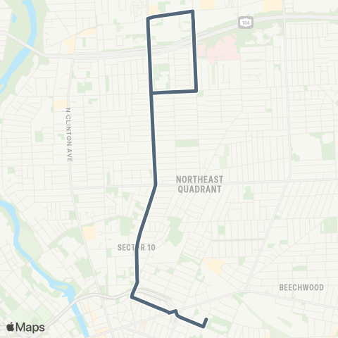 RCSD Special Hudson-Carter / Prince map