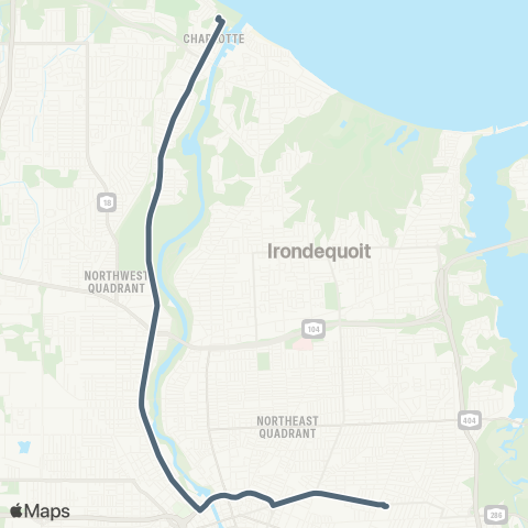 RCSD Special Maplewood-Charlotte / E Main map