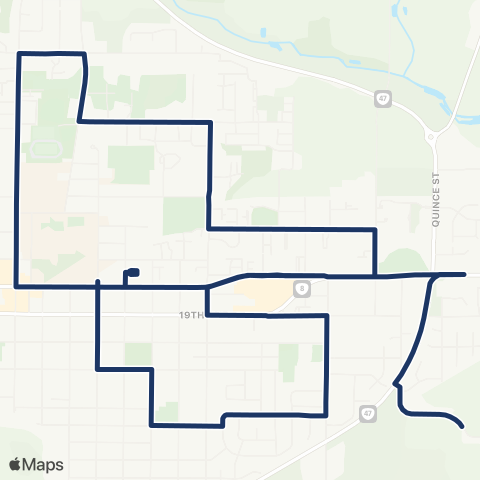 Ride Connection GroveLink map