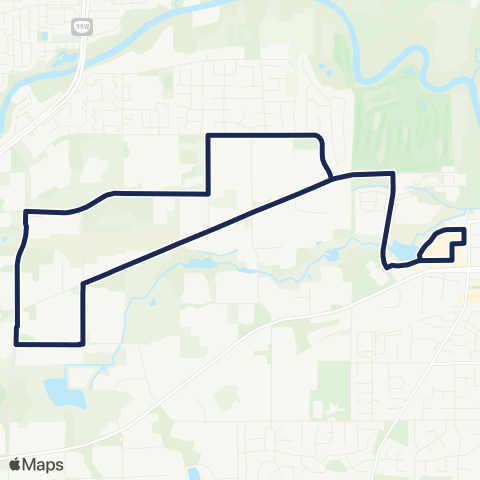 Ride Connection Tualatin Shuttle map