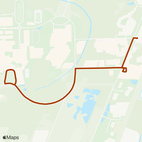 Rochester Institute of Technology Weekend Retail Shuttle map