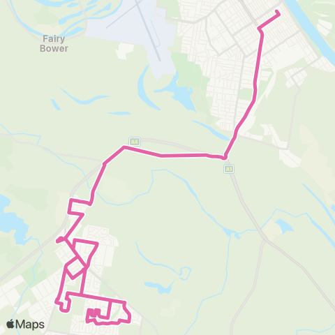 Translink Rockhampton-Yeppoon Rockhampton - Gracemere map