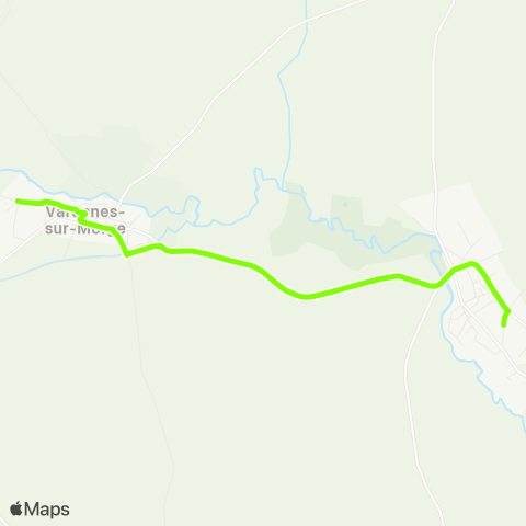 RLV Mobilités Varennes-s/-Morge Lotissement Fauvettes - Martres-s/-Morge École map