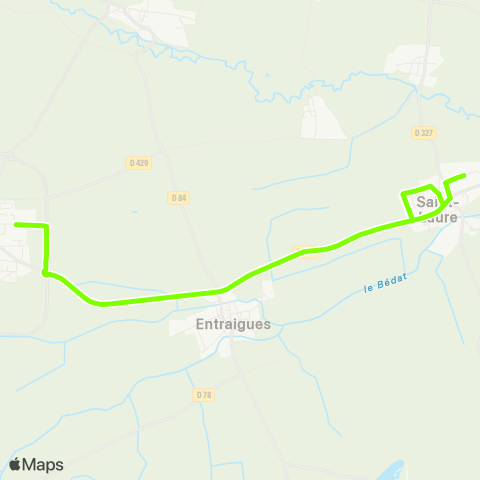 RLV Mobilités St-Laure Bascule - Ennezat École Primaire map