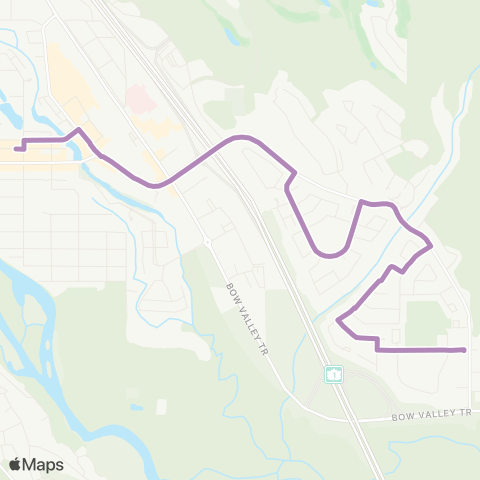 Roam Transit Cougar Creek map