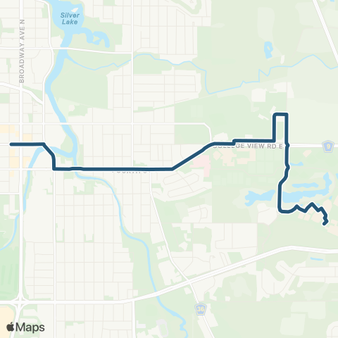 Rochester Public Transit 203 map