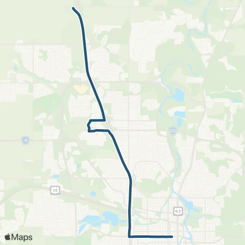 Rochester Public Transit 450x map