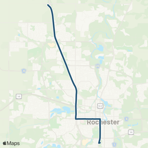 Rochester Public Transit 550x map