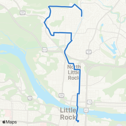 Rock Region Metro Levy / Amboy map