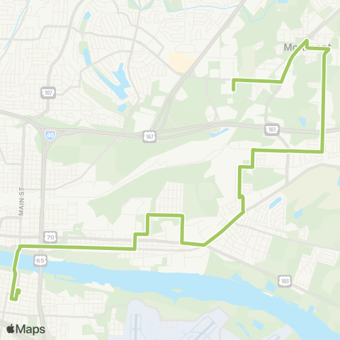 Rock Region Metro McAlmont map