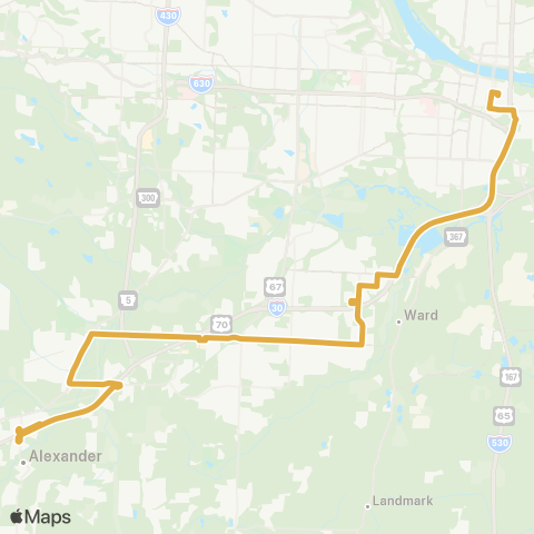 Rock Region Metro Baseline / Southwest map