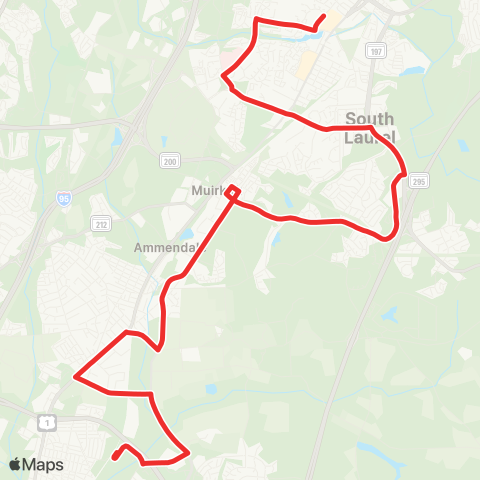 RTA of Central Maryland Greenbelt Metro Station map