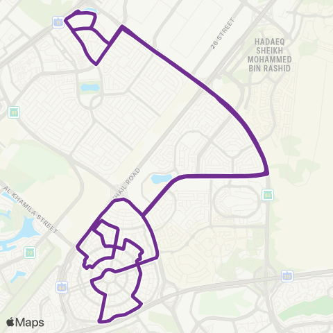 RTA MOE MS - Jumeirah Village Circle map