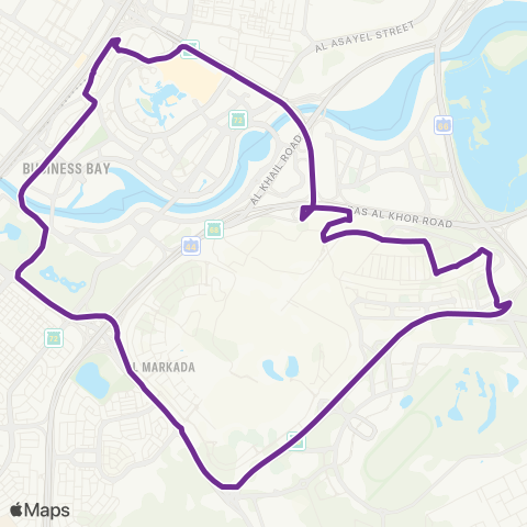 RTA Dubai Mall MS - Sobha Hartland map