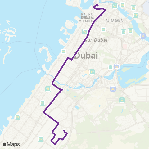 RTA Al Ghubaiba Bus Station - Al Khail Gate map