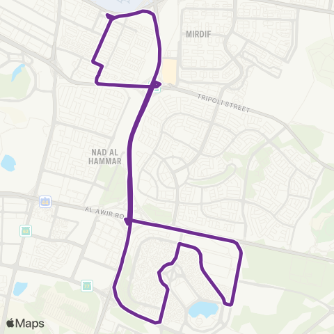 RTA Al Rashidiya Bus Sta - International City map