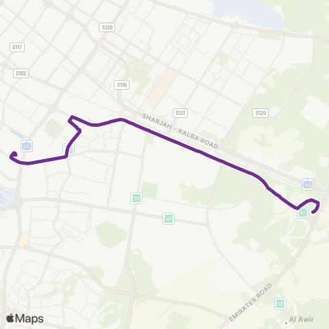 RTA Etisalat MS - Al Khawaneej 2 map