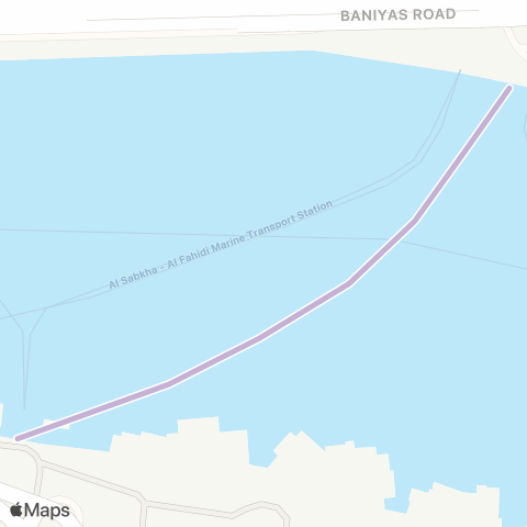 RTA Al Sabkha MTS - Al Fahidi MTS map