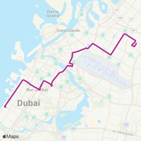 RTA Lulu Village - Agora Mall map