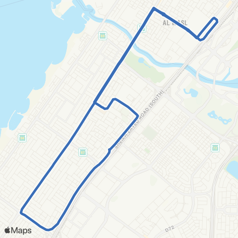 RTA Business Bay MS - Al Safa 1 map