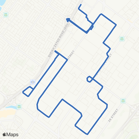 RTA Onpassive MS - Umm Al Sheif MS map