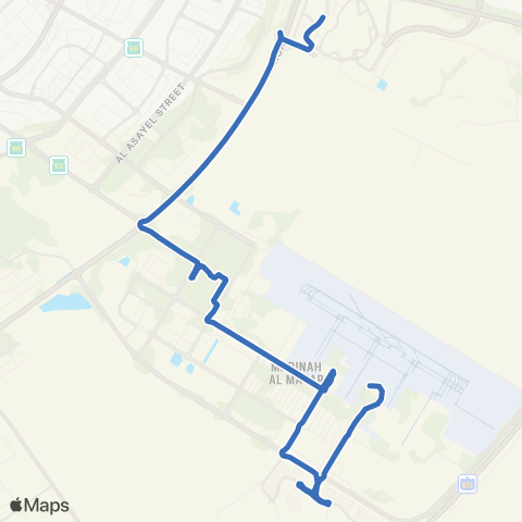 RTA Expo 2020 MS - Ami Airport (Ptb) map