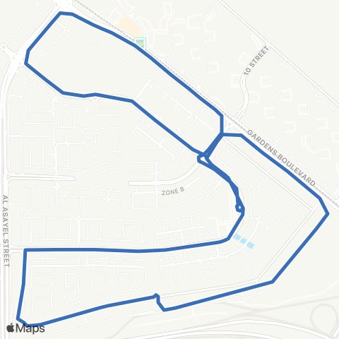 RTA Al Furjan - Discovery Gardens map