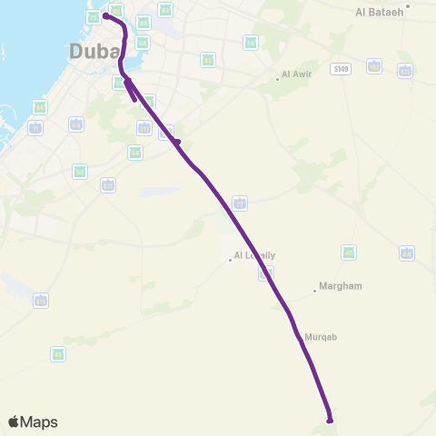 RTA Al Ghubaiba Bus Station - Al Faqa map