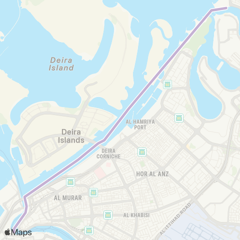 RTA Al Ghubaiba MTS - Sharjah Aquarium Marine Sta map