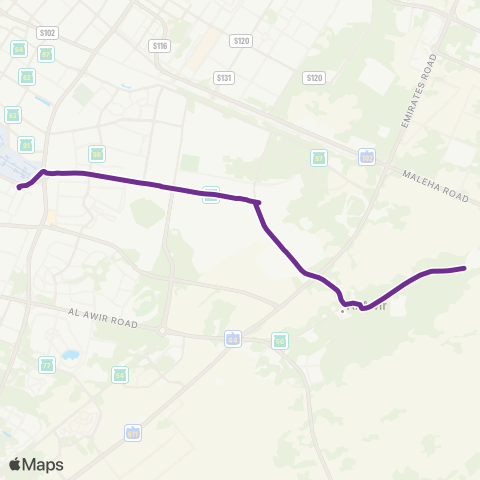 RTA Rashidiya MS - Awir CMC map