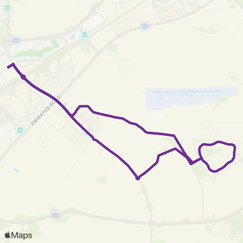 RTA Dubai Studio City - Damac Hills 2 map