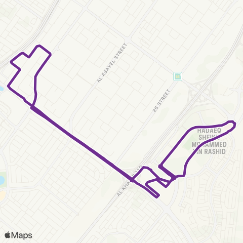 RTA Equiti MS - Dubai Hills map