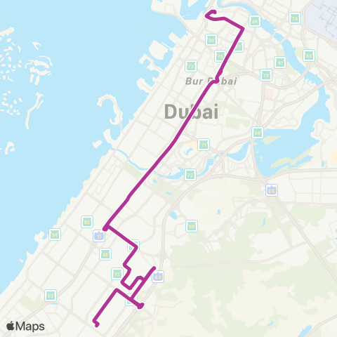 RTA Al Quoz Ind'L Area-4 - Al Ghubaiba Bus Sta map