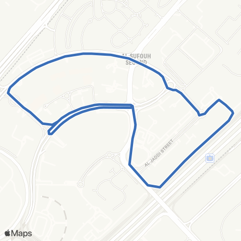 RTA Dubai Internet City MS - Dubai Knowledge Village map