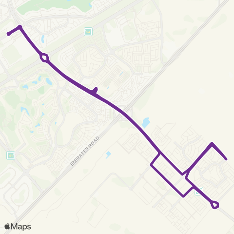 RTA Dubai Studio City - Mira map