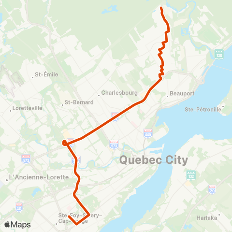 RTC Ste-Foy Centre - Ste-Thérèse-de-Lisieux map